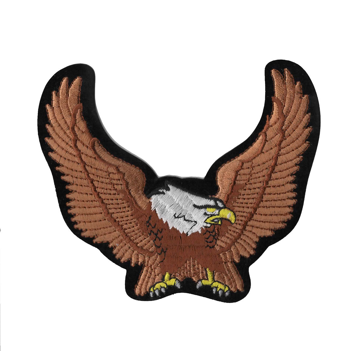 Large American Bald Eagle Iron on Embroidered Patch 