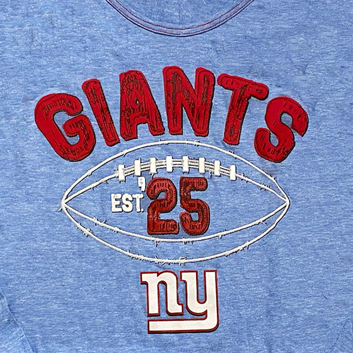 Long printed T-shirt - Blue/New York Giants - Ladies