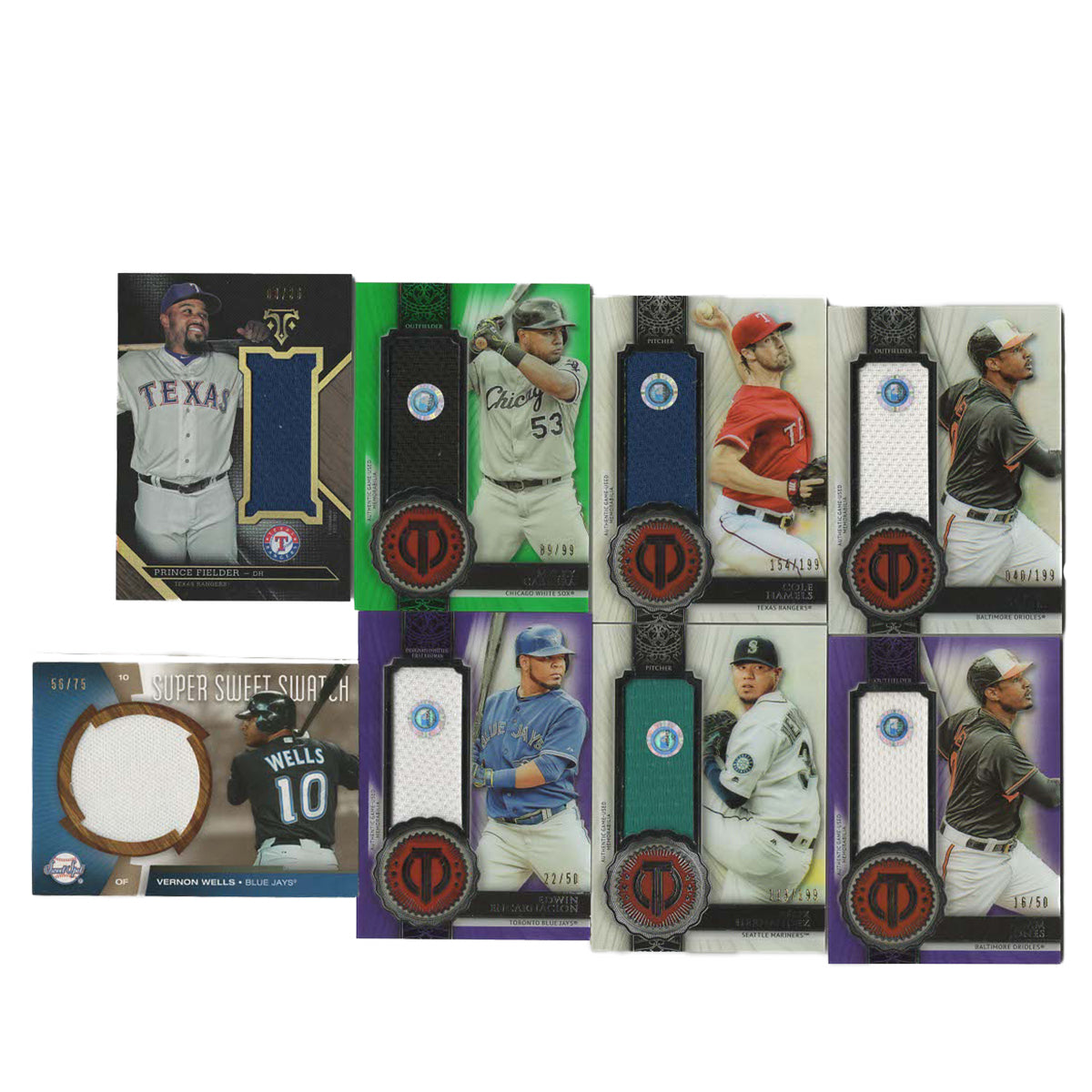 8 MLB Serial Numbered Game-Worn Jersey Baseball Cards – Rock N Sport Store