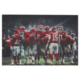 "Strikers View" Kansas City Chiefs Canvas Wall Art