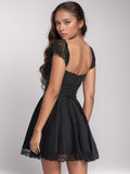 Lace Detail Corset Mini Dress