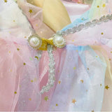 Girls Princess Tulle Sequin Hooded Cape Costume (3-8 yr)