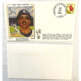 Vintage 1991 Reggie Jackson NY Yankees Embossed Stamped Envelope