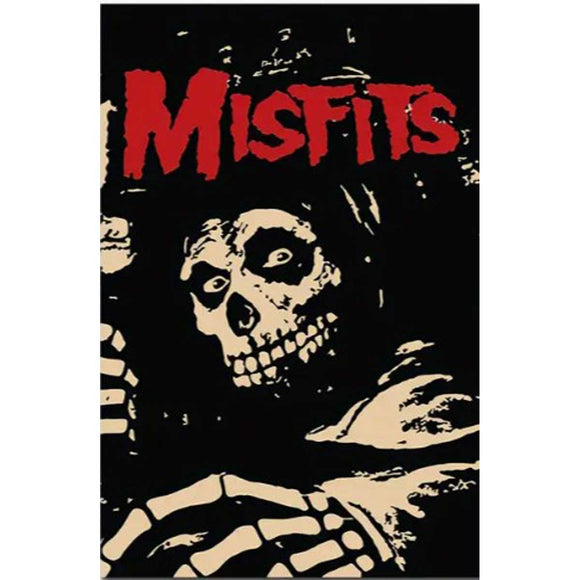 Misfits Skeleton Canvas Art Print