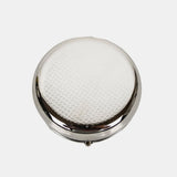 Nicole Lee USA Print Small Circular Metallic Pill Case