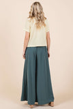 Pleated Wide Leg Pants