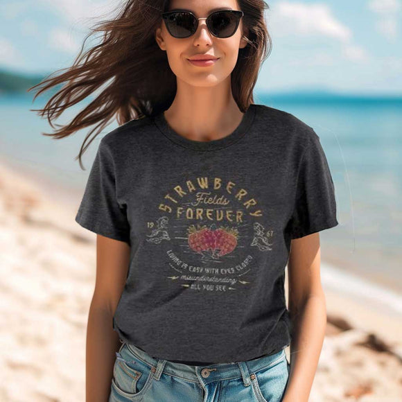 Strawberry Fields Womens T-Shirt