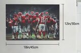 "Strikers View" Kansas City Chiefs Canvas Wall Art