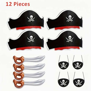 12pcs Pirate Costume Accessories