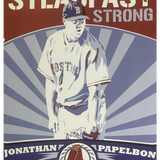 Jonathan Papelbon Boston Red Sox Steadfast and Strong Poster, 2008