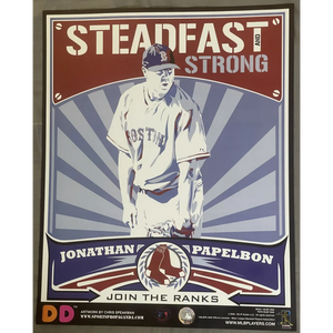 Jonathan Papelbon Boston Red Sox Steadfast and Strong Poster, 2008