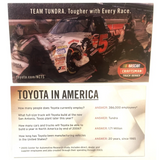 NASCAR Craftsman Truck Series Team Tundra Hologram Card, 2005