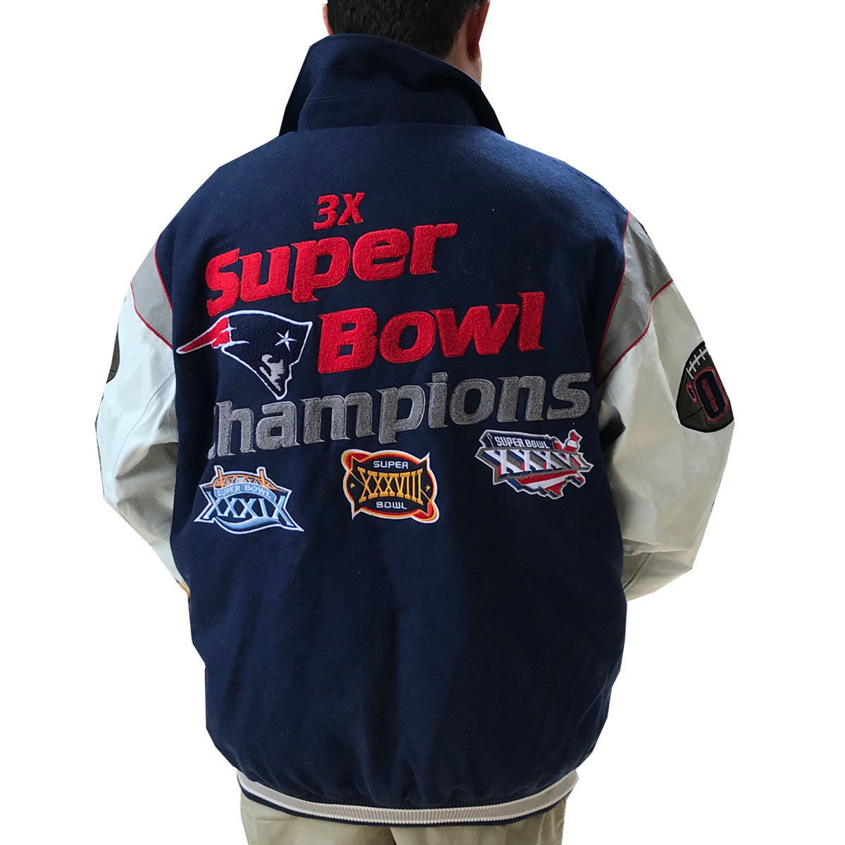 Zip patriots super bowl jacket retailer