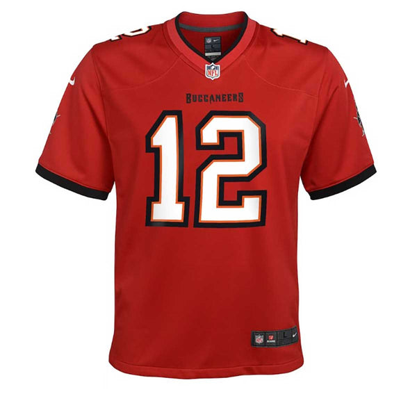 Tampa Bay Buccaneers Tom Brady #12 Nfl 2020 Red Orange Jersey